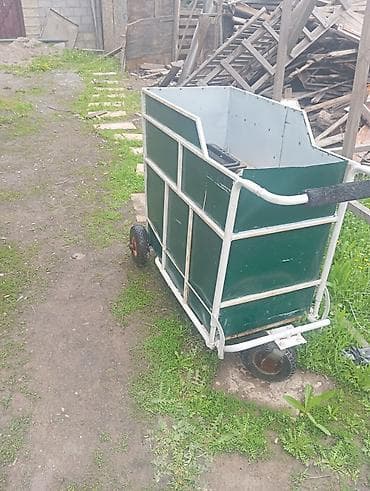 Садово-строительная тачка и тележка, Стальная, Трехколесная, Б/у — 2