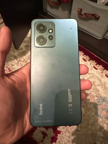 сломанные телефон: Redmi, Redmi Note 12, Б/у, цвет - Зеленый — 1