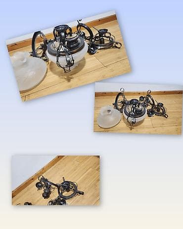 люстры со склада: Продаю люстры б/у. В наличии 4 шт: три с плафонами, две без. Все в — 1