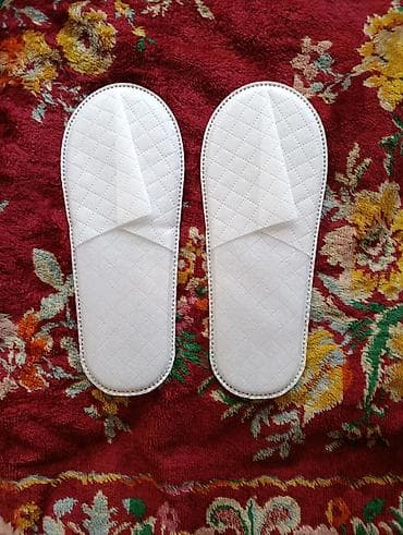 Домашние тапочки, 39, 39.5, 40, Новый, цвет - Белый, Самовывоз, Платная доставка