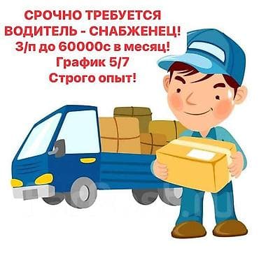 требуются водитель: Требуется Водитель-экспедитор, Транспорт компании, 3-5 лет опыта, Премии, Полный рабочий день, Старше 18 лет — 1