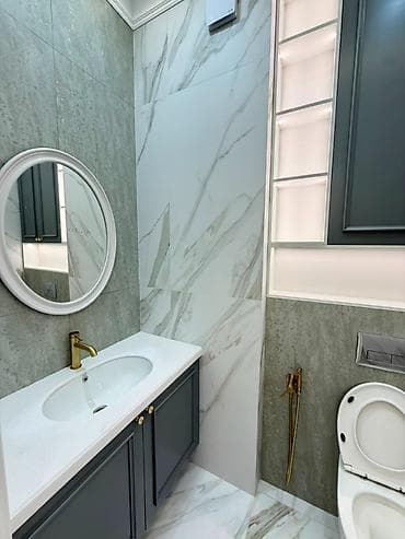 Продажа квартир: 2 комнаты, 75 м², Асанбай мкр Элитка, 9 этаж, Евроремонт — 7
