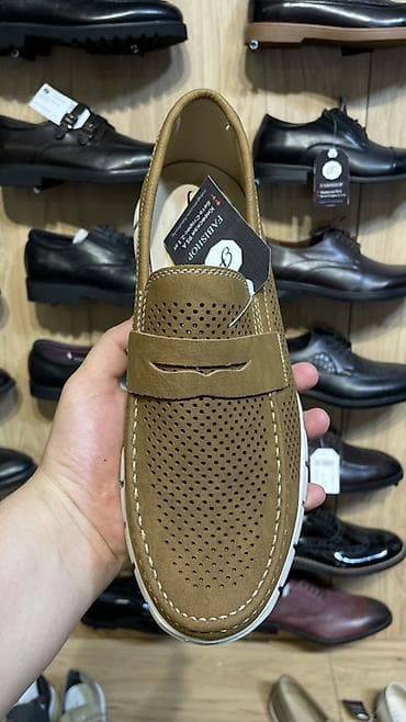 обувь для борьбы: Мужские лоферы с перфорацией - Формат: классические лоферы без — 10