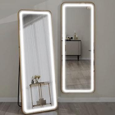 wall mirror: Напольное/настенное зеркало в полный рост с LED-подсветкой Размер: 60 — 1