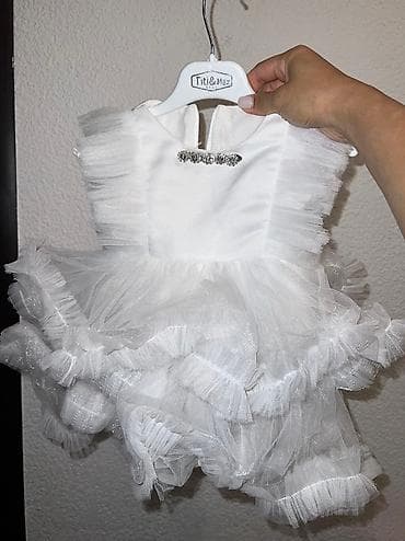 second hend: Детское платье, цвет - Белый, Новый — 3