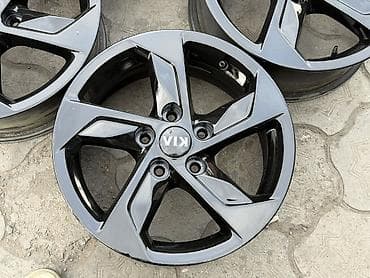 01: Литые Диски R 16 Kia, Комплект, отверстий - 5, Б/у — 5