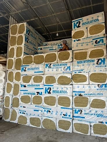 Утеплитель K2 Insulation в упаковках. Минеральная вата в плитах lalafo.kg да Утеплитель K2 Insulation в упаковках. Минеральная вата в плитах