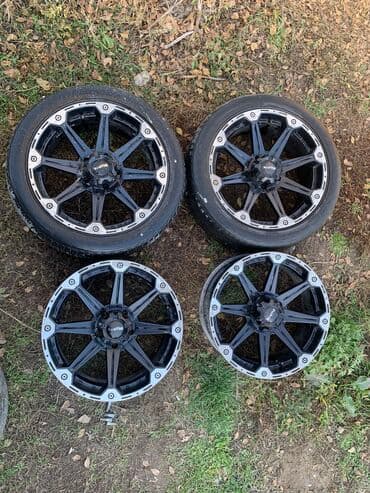 шины бу бишкек оптом: Колеса в сборе 285 / 45 / R 22, Лето, Б/у, Комплект, Внедорожные (АТ/МТ), Литые, отверстий - 5 — 11