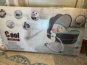 ходунки качалка: Коляска-люлька и шезлонг 5-в-1 Cool Guy Rocker & Bassinet — 3
