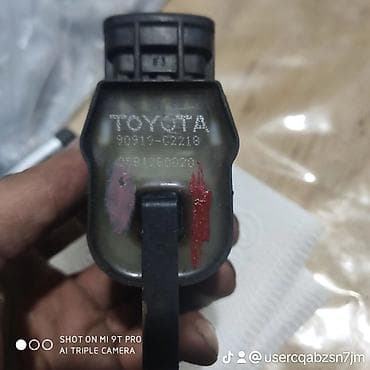 8 element: Катушка зажигания Toyota 1997 г., Б/у, Оригинал, Япония — 2