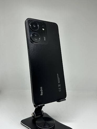 Техника жана электроника: Redmi, Redmi 13C, Колдонулган, 128 ГБ, түсү - Кара, 1 SIM, 2 SIM — 1