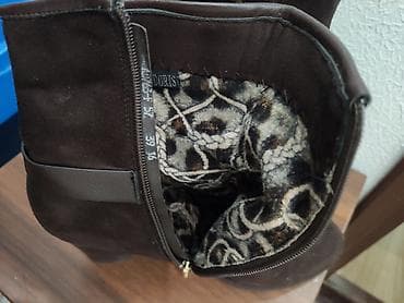 сапоги на каблуках: Черные ботинки в брутальном стиле - Модель: кожаные шнурованные — 7