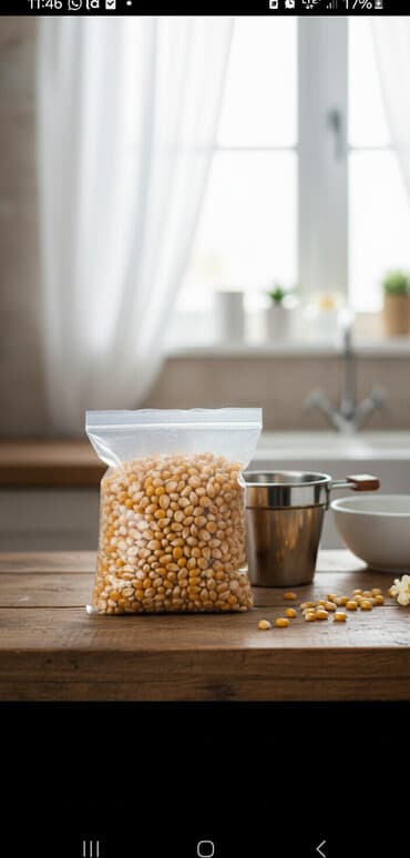 кухонный стол и стуля: Попкорн сухой 100% высушенный готовый к использвонию — 1