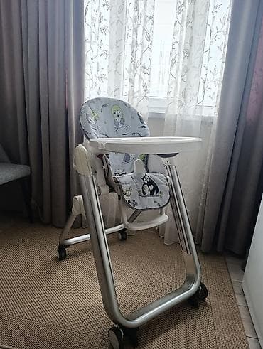 купить стул для кормления: Стульчик для кормления с регулируемой спинкой и высотой. Особенности — 1