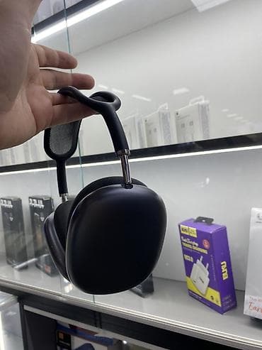 студийный микрофон: Беспроводные накладные наушники, Apple — 2