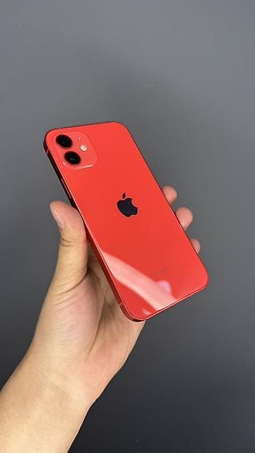 IPhone 12, Б/у, 128 ГБ, Красный, 91 %