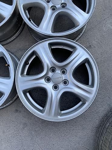 Литые Диски R 16 Subaru, Комплект, отверстий - 5, Б/у — 4