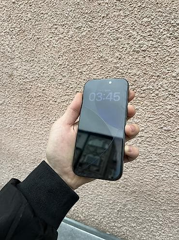 бу пылесос: IPhone 16 Pro, Б/у, 128 ГБ, Black Titanium, Защитное стекло, Кабель, 85 % — 6