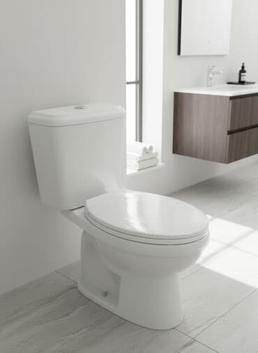 уличный туалет: Унитаз Напольный, Материал: Фарфор — 1