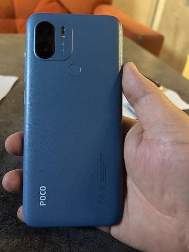 soni телефон: Poco C51, Б/у, 64 ГБ, цвет - Синий, 2 SIM — 2