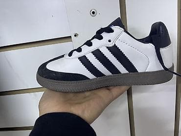 детские бутсы пума: Adidas OSamba — детские кроссовки - Модель: Samba (логотип и надпись — 3