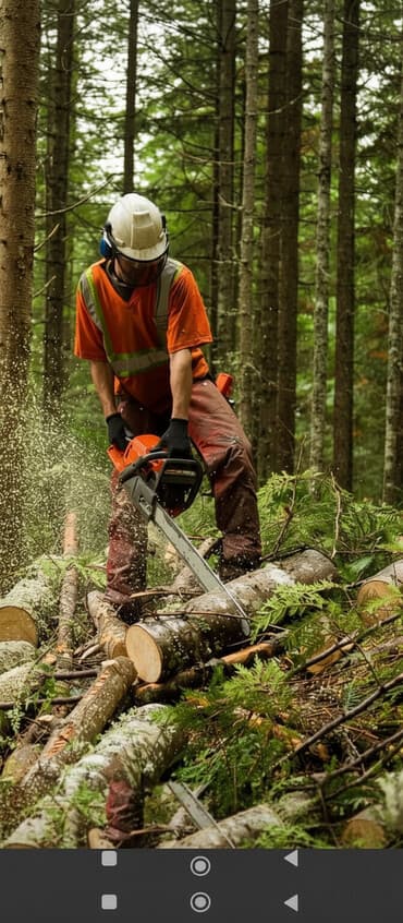 Обучение, курсы: Услуги бензопилы — 1