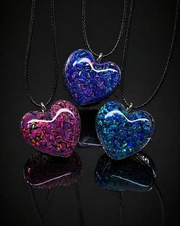 янтарь: Кулон, Унисекс, Форма: Сердца — 5