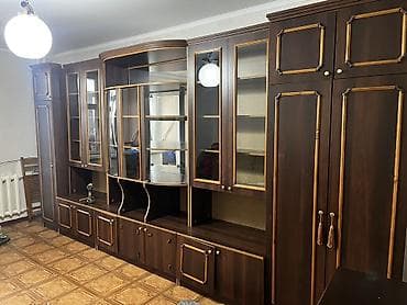 Мебель: Стенка-шкаф, Тип стенки-шкафа: Модульная, Для зала, Особенности: Для хранения посуды — 2