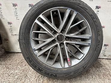 Транспорт: Колесо летнее Nexen + литой диск - Размер шины: 225/55 R17 - Тип — 2