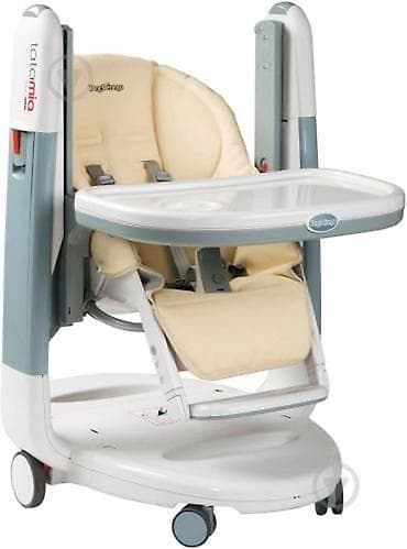 peg: Стульчик для кормления, Peg perego, Трансформер, цвет - Бежевый — 1