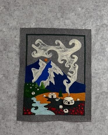 mf doom: Ручная работа Картины и декоративные изделия из шерсти (сухое и мокрое — 1