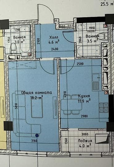 1 бөлмө, 41 м², Элитка, 3 кабат, Даяр ПСО (өзү оңдоп түзөтүп бүтүү үчүн) lalafo.kg да 1 бөлмө, 41 м², Элитка, 3 кабат, Даяр ПСО (өзү оңдоп түзөтүп бүтүү үчүн)
