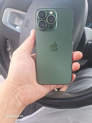 IPhone 13 Pro, Б/у, 256 ГБ, Зеленый, Зарядное устройство, 79 % at lalafo.kg IPhone 13 Pro, Б/у, 256 ГБ, Зеленый, Зарядное устройство, 79 %