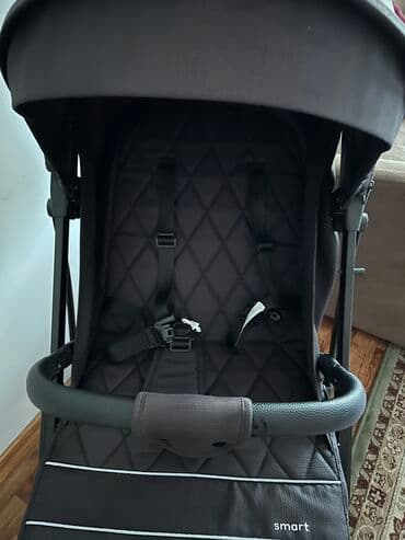 дождевик на коляску трость: Коляска, цвет - Черный, Б/у — 3