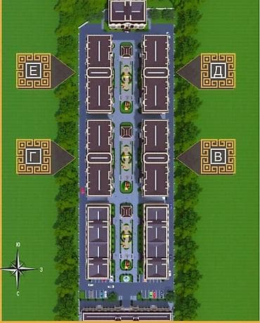 клубном доме: 3 комнаты, 126 м², Элитка, 3 этаж, Готовая ПСО (под самоотделку) — 2