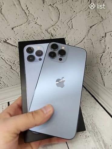 redmi 9 note: IPhone 13 Pro, Новый, 128 ГБ, Sierra Blue, Коробка, 79 % — 1