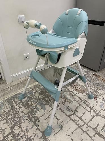 Балдар эмереги: Тамактандыруучу отургуч, Колдонулган, Skillmax, Металл, Отургучтун башка түрү, түсү - Көгүлтүр, Өзү алып кетүү — 1