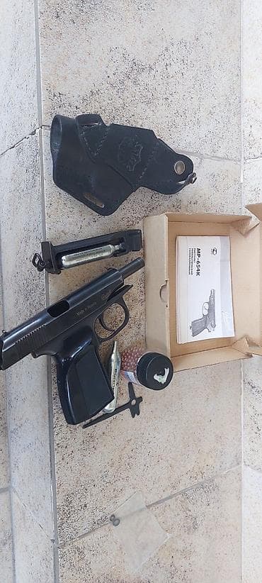 электро пистолет: Пневматический пистолет MP-654K (калибр 4,5 мм, BB) Комплектация: - — 2