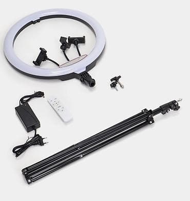 Жарык кылуу: Кольцевая лампа MJ45, 45см, RGB ﻿Кольцевая RGB лампа MJ-45 — 2