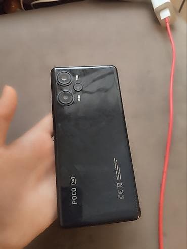 Poco F5, Б/у, 256 ГБ, цвет - Черный, 2 SIM — 1