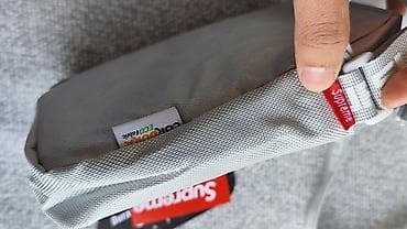 Аксессуары: Сумка через плечо Supreme, серый цвет. - Компактный формат — 4