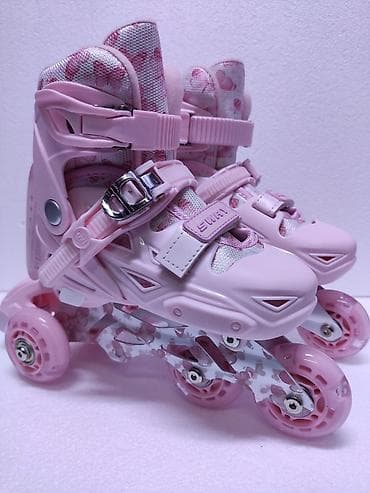 коньки хоккейные: Новые раздвижные роликовые коньки 2-в-1 — 1