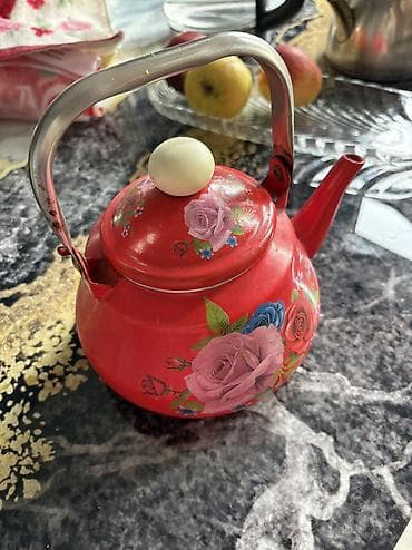 Идиш-аяк: Набор кухонной утвари и посуды Состав: - Чайник с носиком и — 6