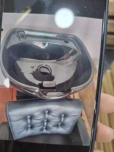 Сулуулук салондору үчүн жабдуулар: Парехмахерская мойка с креслом все масло. Подойдет для начинающих — 4