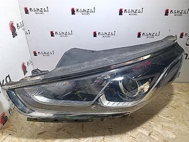 Сальники: Передняя левая фара Hyundai Б/у, Оригинал — 5