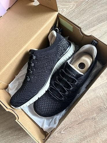 изи волкер: Мужские кроссовки, 35.5, 36, 36.5, Skechers, Новый, цвет - Черный, Самовывоз — 4