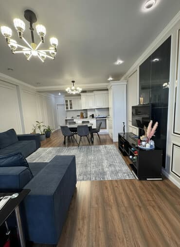 сдается квартира караколе: 3 комнаты, 84 м², Элитка, 7 этаж, Дизайнерский ремонт — 1