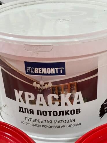 национал краска: Краска для потолков Proremontt, супербелая, матовая — 2