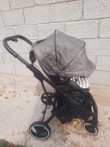 удобная детская коляска: Коляска, цвет - Черный — 3