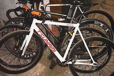 Велозапчасти: Шоссейный велосипед, Tsunami, Рама L (172 - 185 см), Б/у — 1